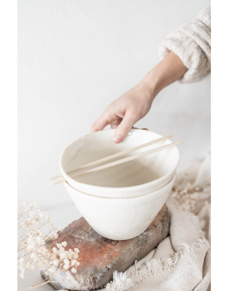NIIK RAMEN CHOPSTICK BOWLS OPALESCENT