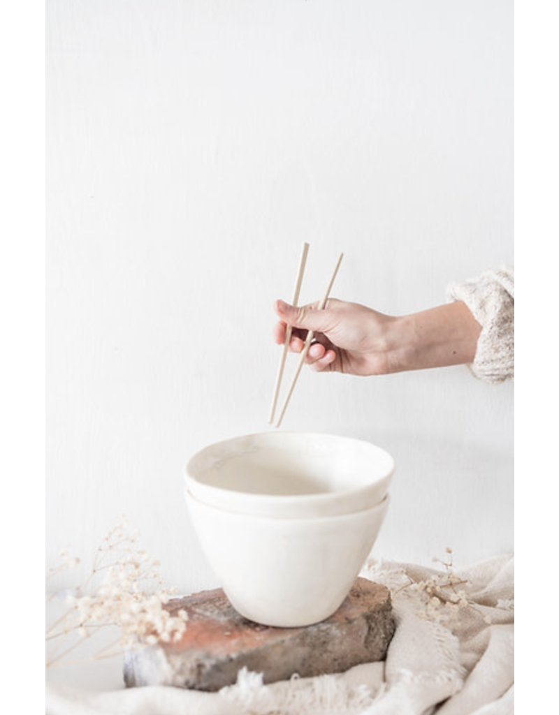 NIIK RAMEN CHOPSTICK BOWLS OPALESCENT