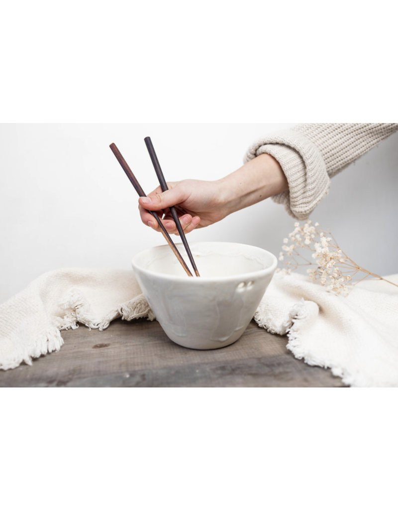 NIIK RAMEN CHOPSTICK BOWLS OPALESCENT