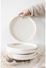 NIIK OPALESCENT RIMMED DINNER PLATES