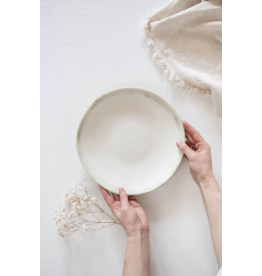 NIIK MEADOW DESIGN CERAMIC GREEN DINNER PLATE