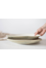 NIIK MEADOW DESIGN CERAMIC GREEN DINNER PLATE