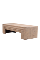67" Long Scilla Coffee Table Large Weathered Natural 67X25.59X17.72H