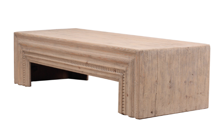 67" Long Scilla Coffee Table Large Weathered Natural 67X25.59X17.72H