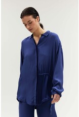 HUMANOID LAINEY BLOUSE IN DARK BLUEBERRY