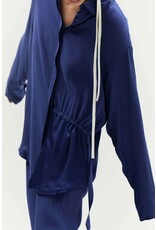 HUMANOID LAINEY BLOUSE IN DARK BLUEBERRY