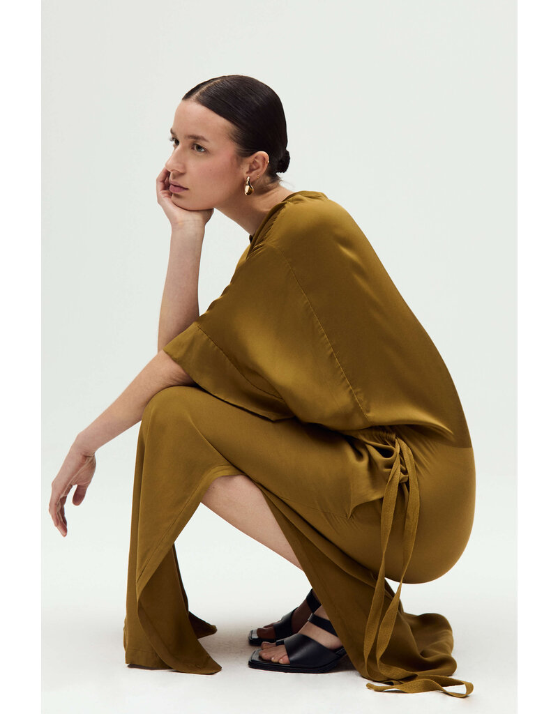 HUMANOID LEILANI DRESS IN OLIVE