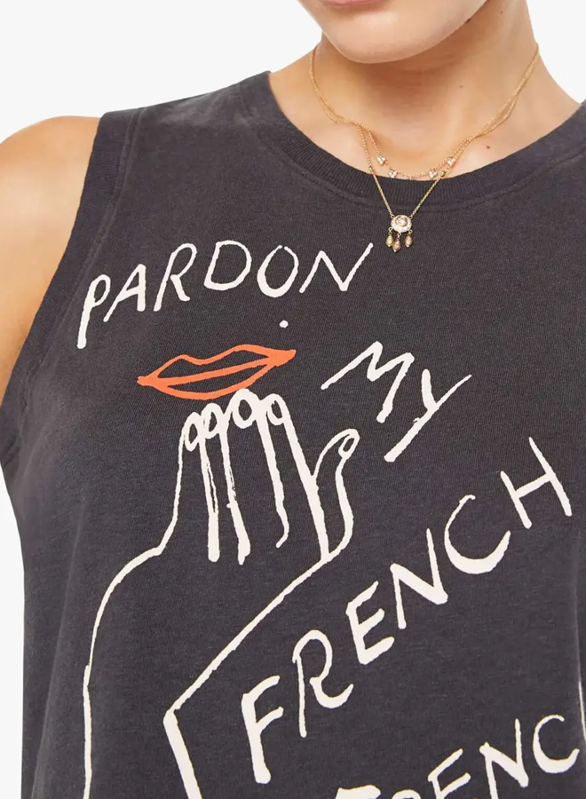 THE STRONG AND SILENT TYPE TEE IN FRENCH FRENCH