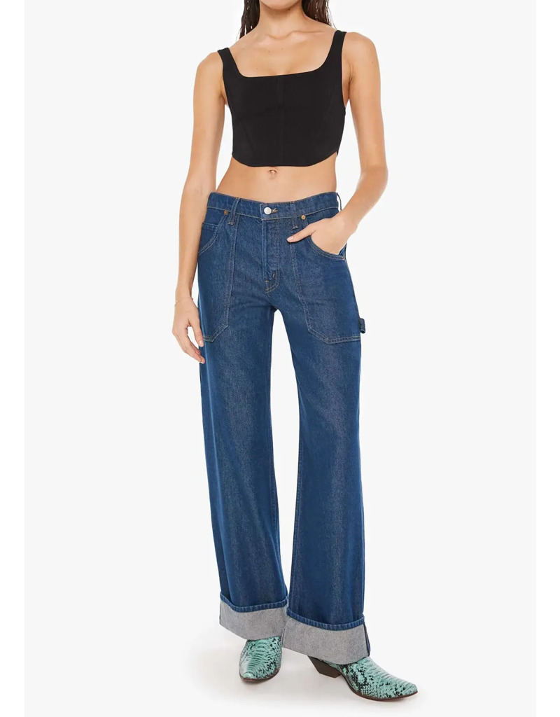 MOTHER DENIM THE SMOOTHIE CARPENTER SNEAK IN CLEAN YOUR PLATE