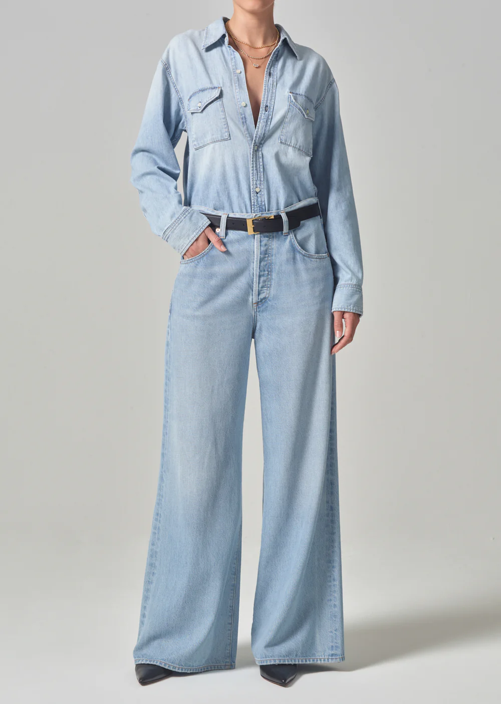 CITIZENS OF HUMANITY BEVERLY SLOUCH BOOT CUT IN ALEMAYDE