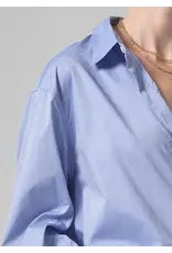 CITIZENS OF HUMANITY KAYLA SHIRT IN BLUE END ON END