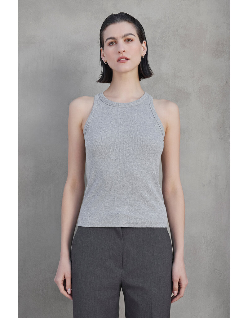 VELVET BY GRAHAM & SPENCER CRUZ TANK IN WHITE