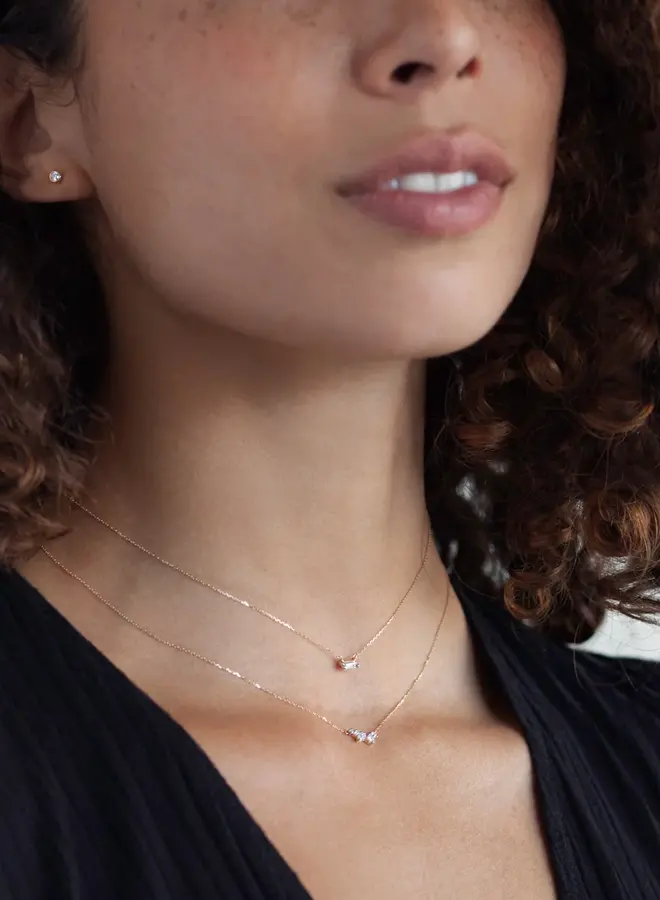 SCATTERED DIAMOND NECKLACE