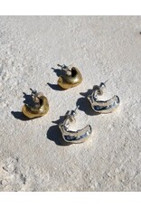 ODETTE PINCH HOOPS IN STERLING