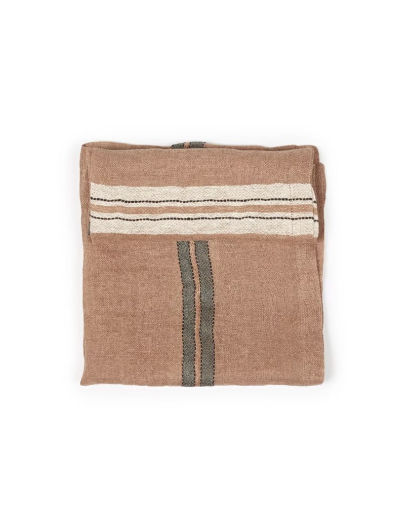 LIBECO LINEN MOJAVE NAPKIN IN STRIPE
