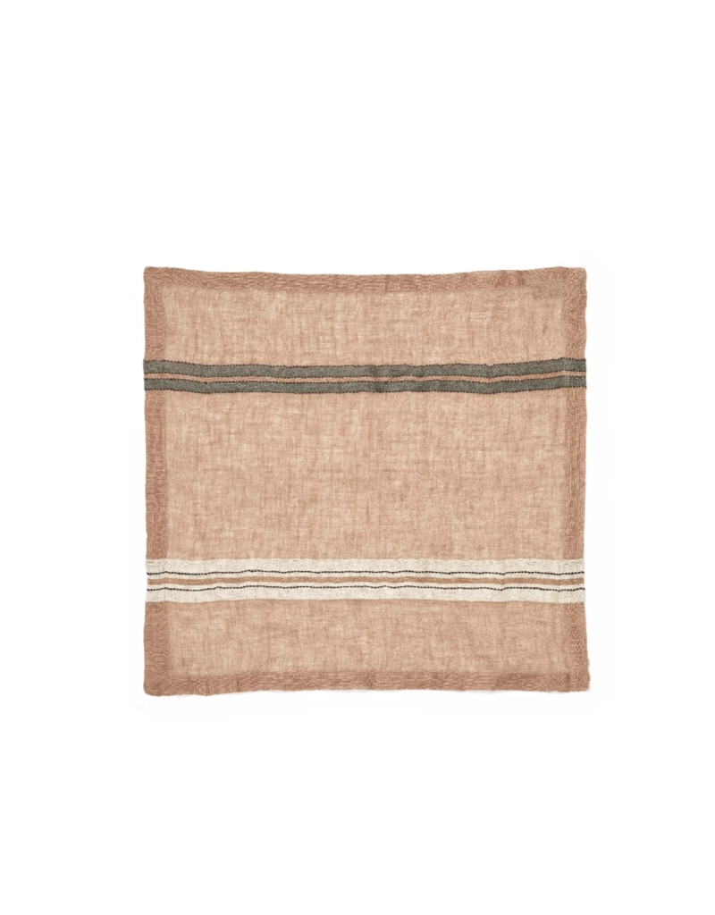 LIBECO LINEN MOJAVE NAPKIN IN STRIPE