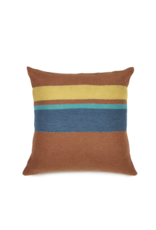 LIBECO LINEN REDWOOD PILLOW COVER IN STRIPE