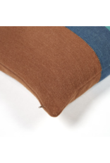 LIBECO LINEN REDWOOD PILLOW COVER IN STRIPE