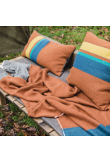 LIBECO LINEN REDWOOD PILLOW COVER IN STRIPE