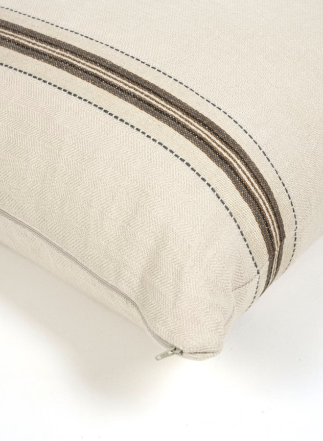 VOURKARI PILLOW COVER IN STRIPE