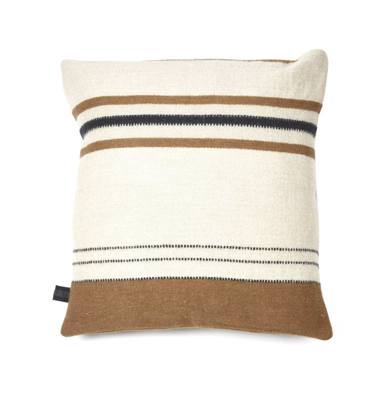 LIBECO LINEN FOUNDRY PILLOW COVER IN BEESWAX STRIPE
