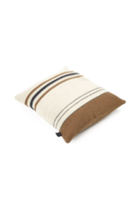 LIBECO LINEN FOUNDRY PILLOW COVER IN BEESWAX STRIPE