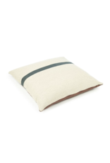 LIBECO LINEN JUNIPER PILLOW COVER IN LEATHER