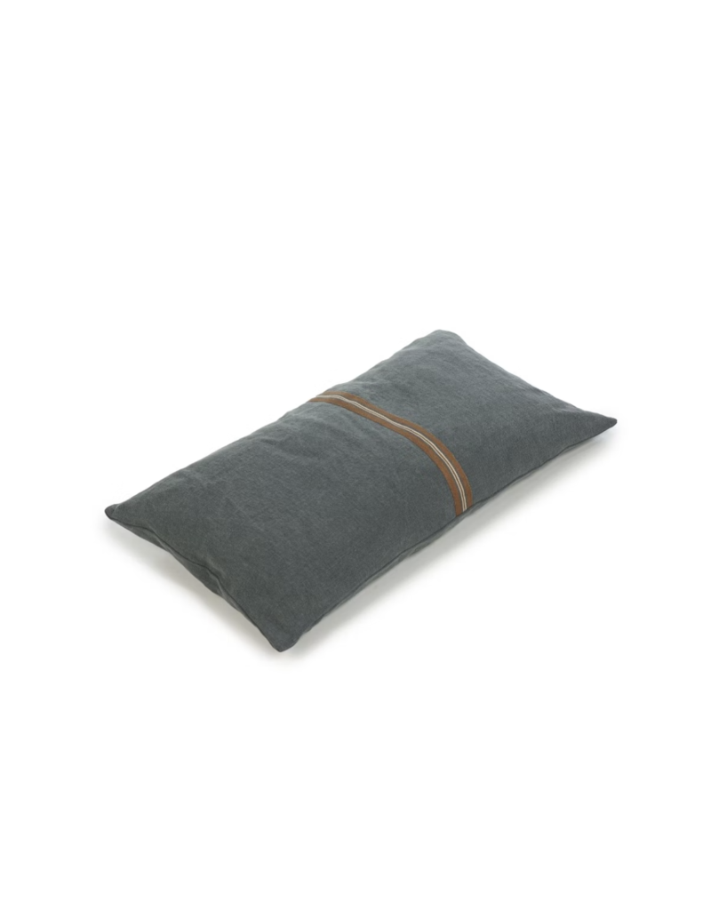 LIBECO LINEN ATLAS PILLOW COVER IN RIVER