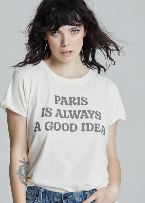 Recycled Karma PARIS IS ALWAYS A GOOD IDEA TEE