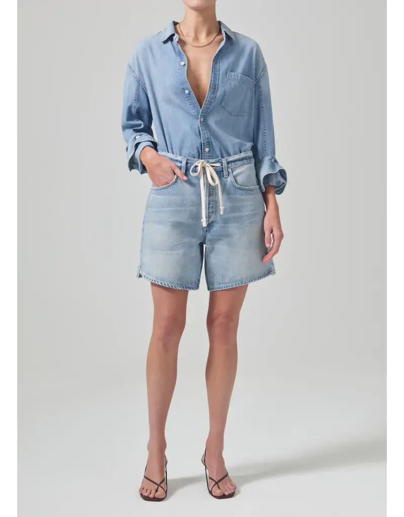 CITIZENS OF HUMANITY BRYNN DRAWSTRING SHORT IN JESAMYN