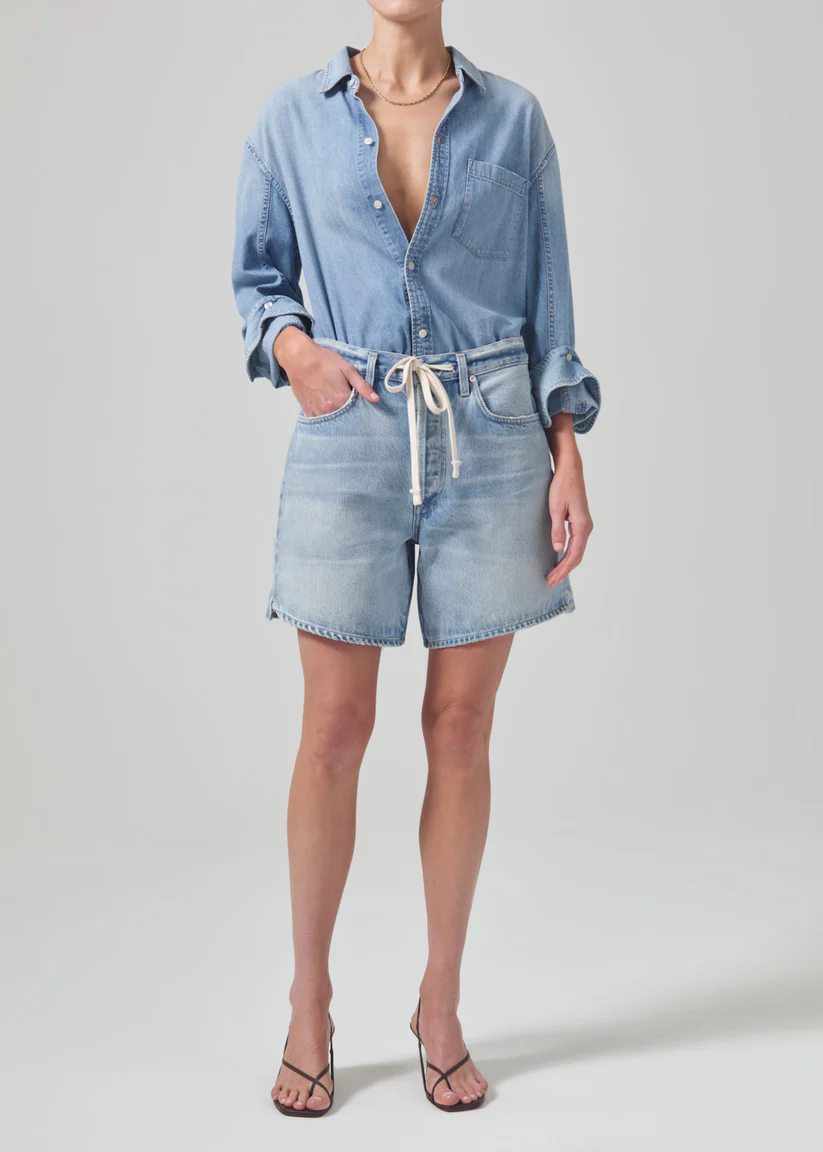CITIZENS OF HUMANITY BRYNN DRAWSTRING SHORT IN JESAMYN