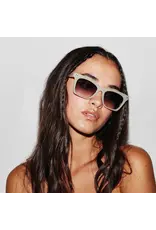 LE SPECS CHANTE SUNGLASSES IN IVORY