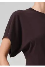 CITIZENS OF HUMANITY FIORA ORIGAMI TEE IN CLOVE