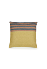 LIBECO LINEN BELGIAN PILLOW COVER IN RED EARTH STRIPE