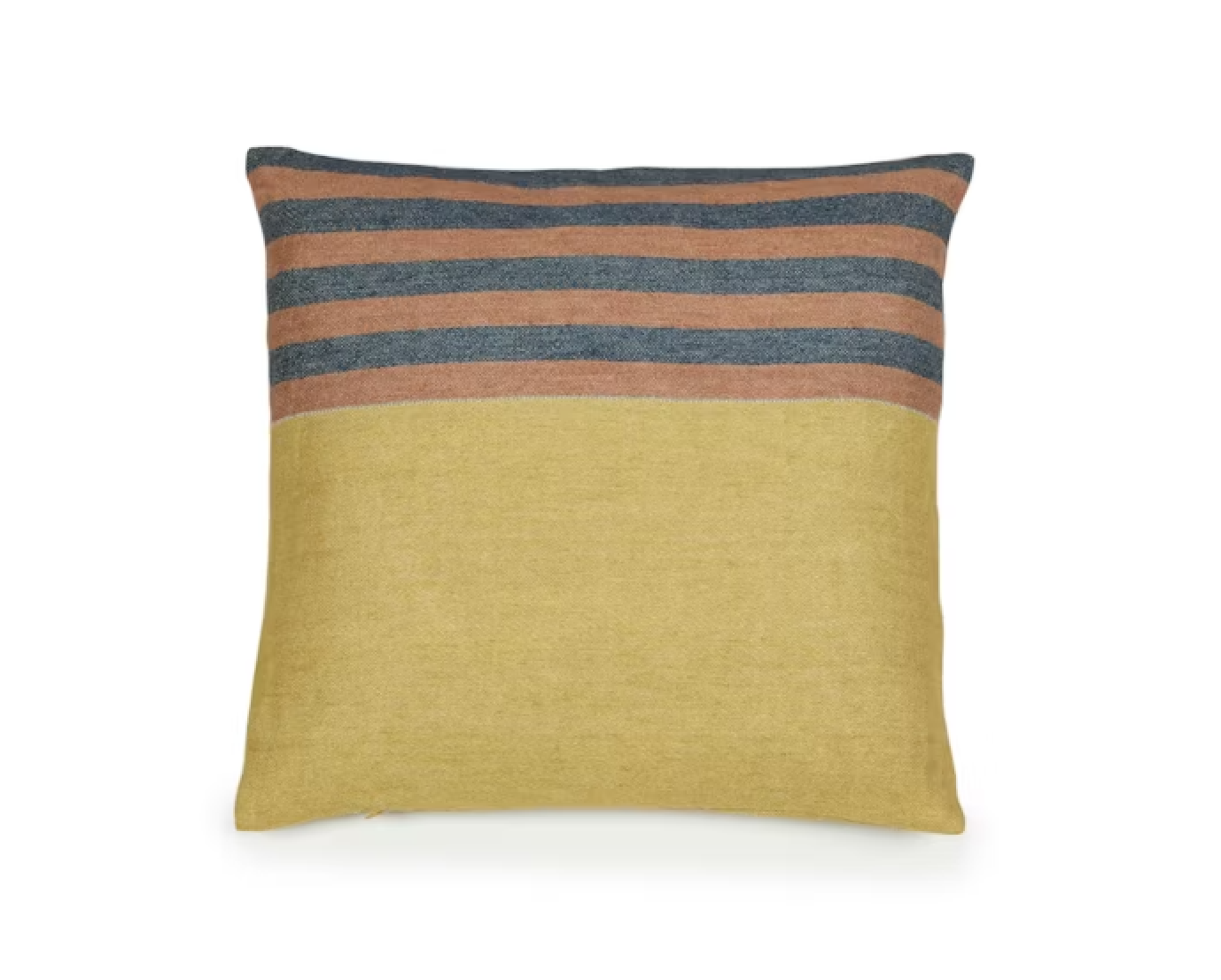 LIBECO LINEN BELGIAN PILLOW COVER IN RED EARTH STRIPE