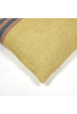 LIBECO LINEN BELGIAN PILLOW COVER IN RED EARTH STRIPE