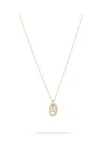 ADINA REYTER TINY PAVE MARINER NECKLACE