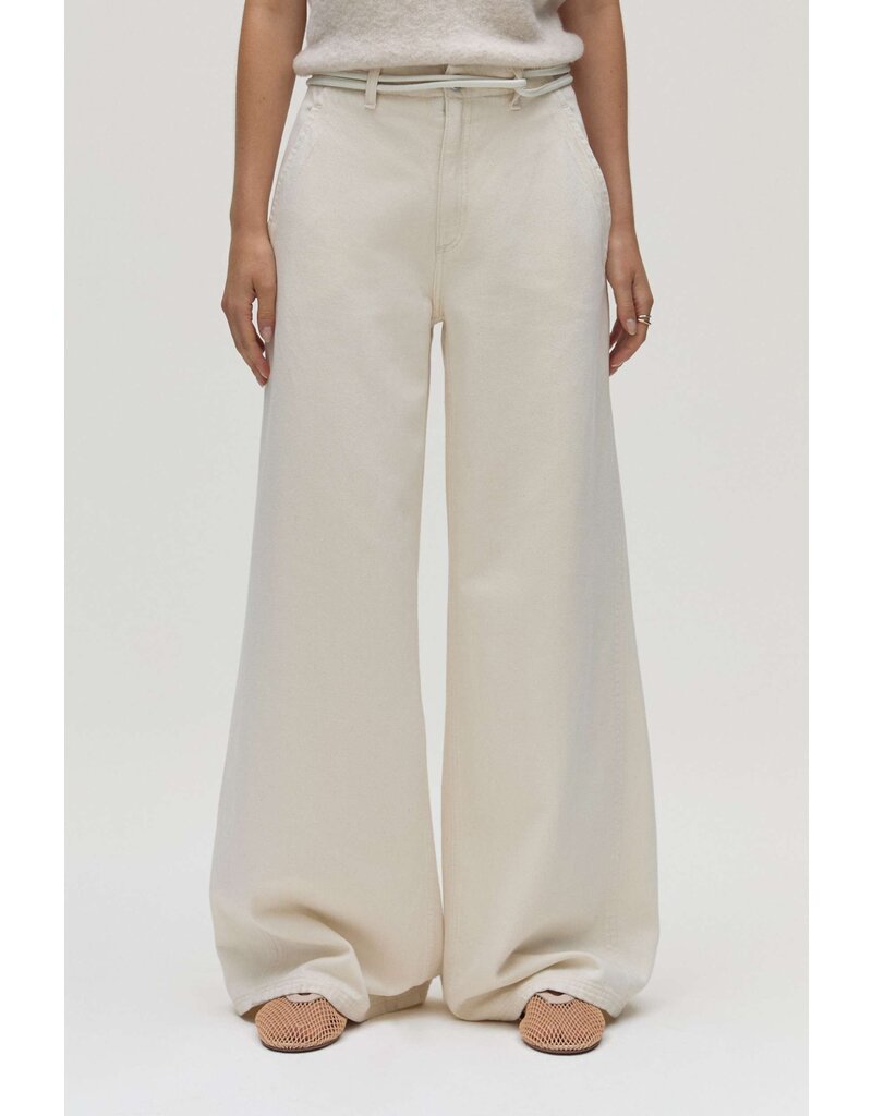 HUMANOID TALLY TROUSERS IN MILK