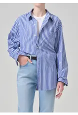 CITIZENS OF HUMANITY KAYLA SHIRT IN MESA STRIPE