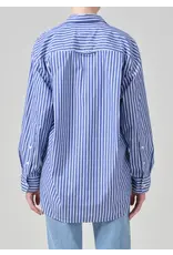CITIZENS OF HUMANITY KAYLA SHIRT IN MESA STRIPE