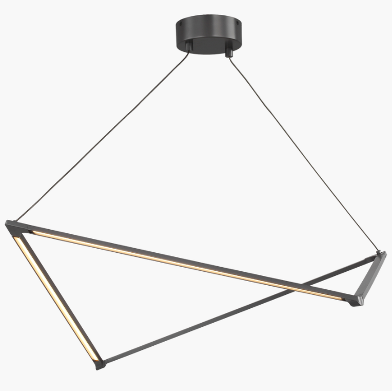 BALTO LINEAR SUSPENSION CHANDELIER | GUNMETAL |