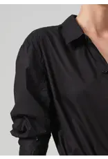 CITIZENS OF HUMANITY KAYLA SHRUNKEN SHIRT IN BLACK