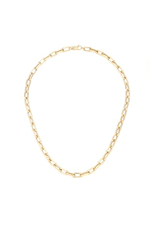 ADINA REYTER 5.3MM WIDE 16" ITALIAN CHAIN LINK NECKLACE 14K