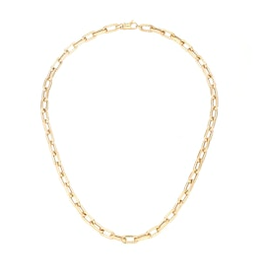 ADINA REYTER 5.3MM WIDE 16" ITALIAN CHAIN LINK NECKLACE 14K