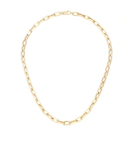 ADINA REYTER 5.3MM WIDE 16" ITALIAN CHAIN LINK NECKLACE 14K