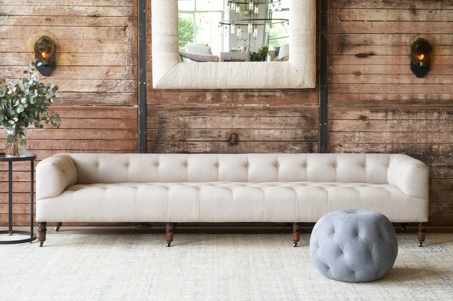 CISCO HOME JOHN DERIAN 108" FIELD BENCH WITH BENCH| MARIKO INDIGO GR H