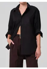 CITIZENS OF HUMANITY KAYLA SHIRT IN BLACK
