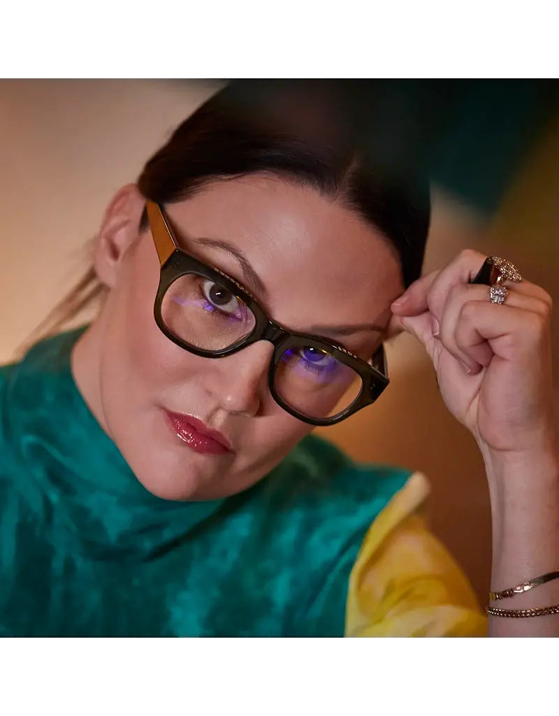 CADDIS CO. MIKLOS READING GLASSES IN HERITAGE GREEN