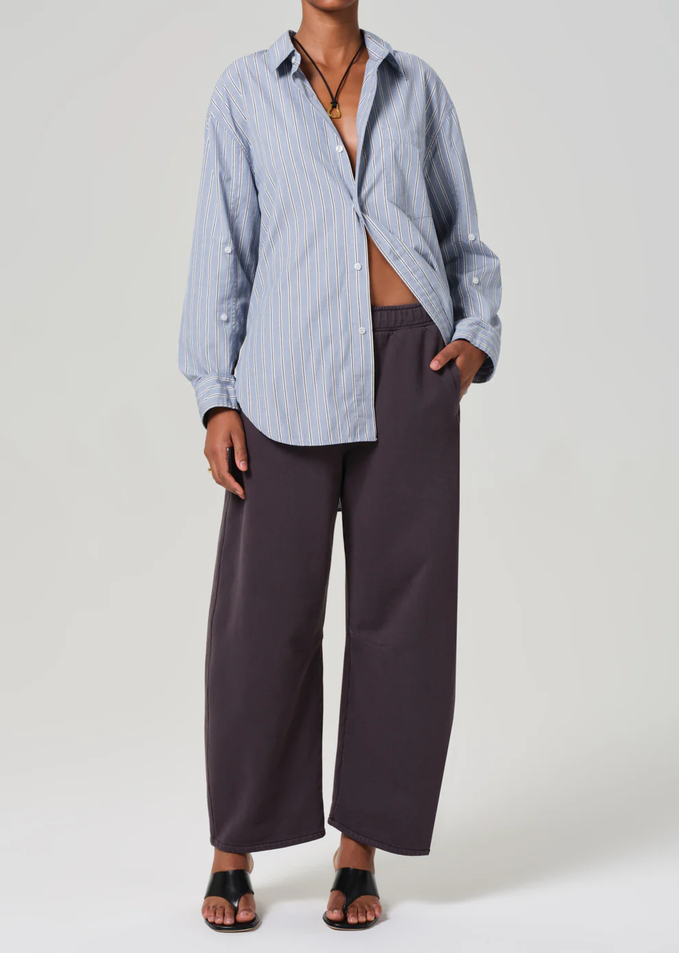 CITIZENS OF HUMANITY MIRO SWEATPANT IN CHARCOAL