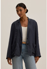 VELVET BY GRAHAM & SPENCER IMAN LINEN BLAZER